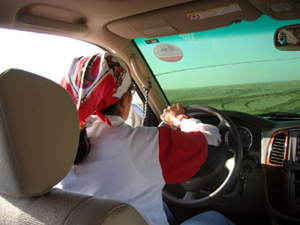 Madiya at the Wheel. photo by Steph Teeter