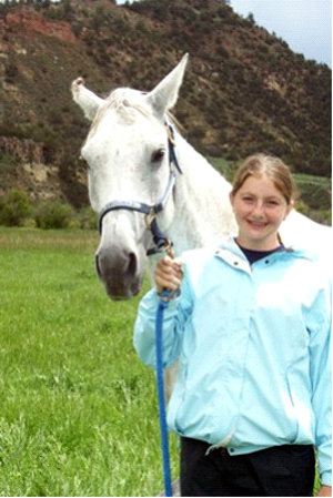 Fort Howes NC 50: Elizabeth Russell on DJB Double Trouble: 1st Junior. photo by Fritz Harshbarger