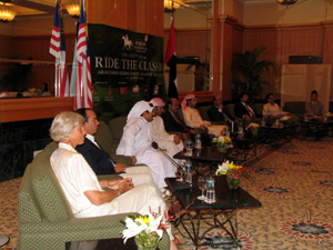Press conference, Abu Dhabi guests