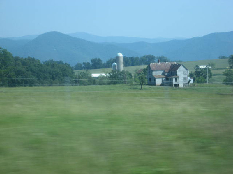 Virginia hazy mtns