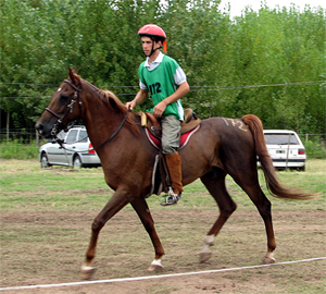 Fecundo Larerre, 1st Place Young Rider 120km