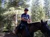 Dennis Miller and Baily. He and his horse are ready and he can't wait to do the ride!