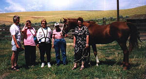 Geoff Brown, Carol Mulder, Janice Siders, Marjorie, and Camille Rogers with FV Stoic